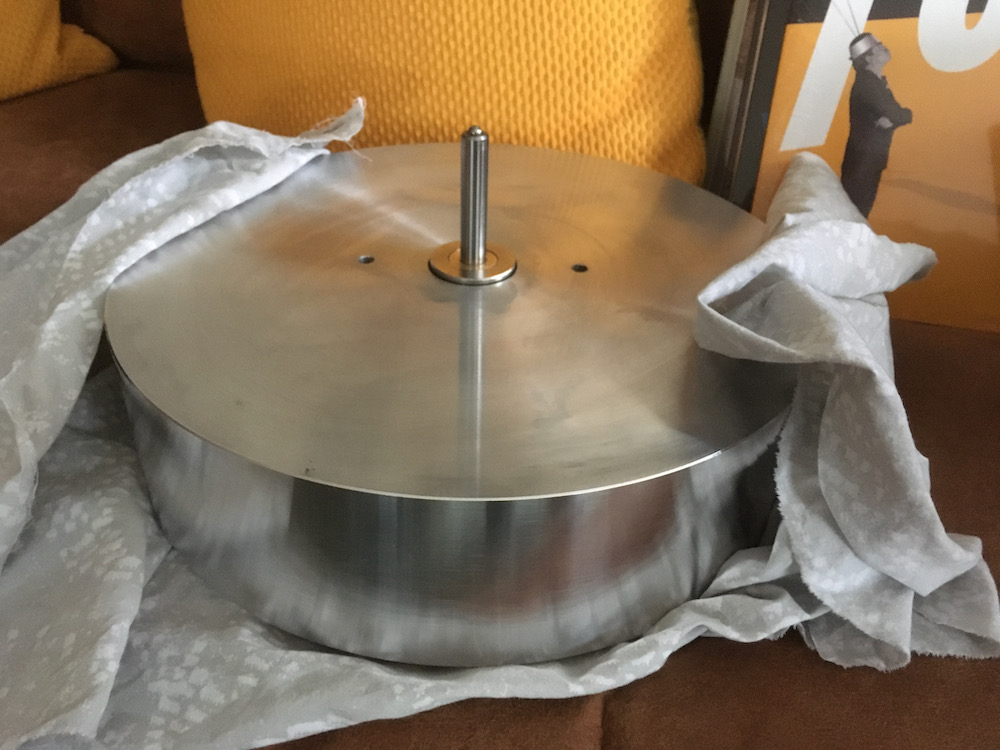 Wilking turntable heavy platter