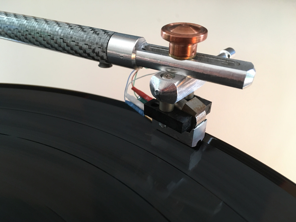 Wilking tonearm with naked SPU Meister Silver