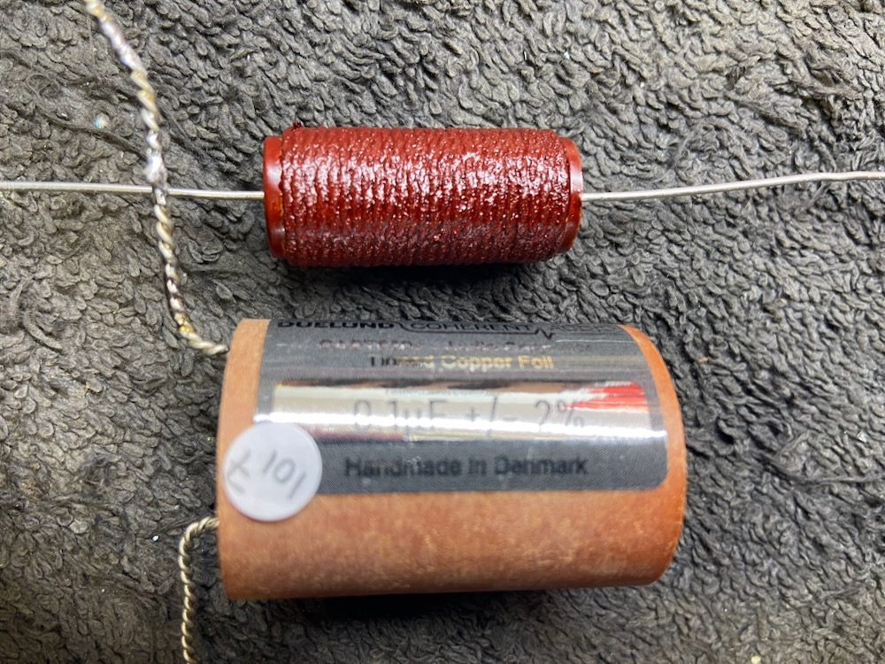 Urushi capacitors by theAudioFeast