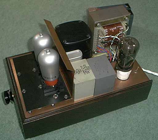 Prototype pre-amp with the Siemens Aa in control