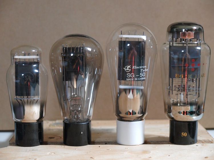 Different types triode 50