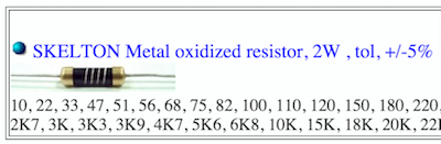 Skelton resistors