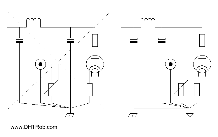 Preamplifier grounding