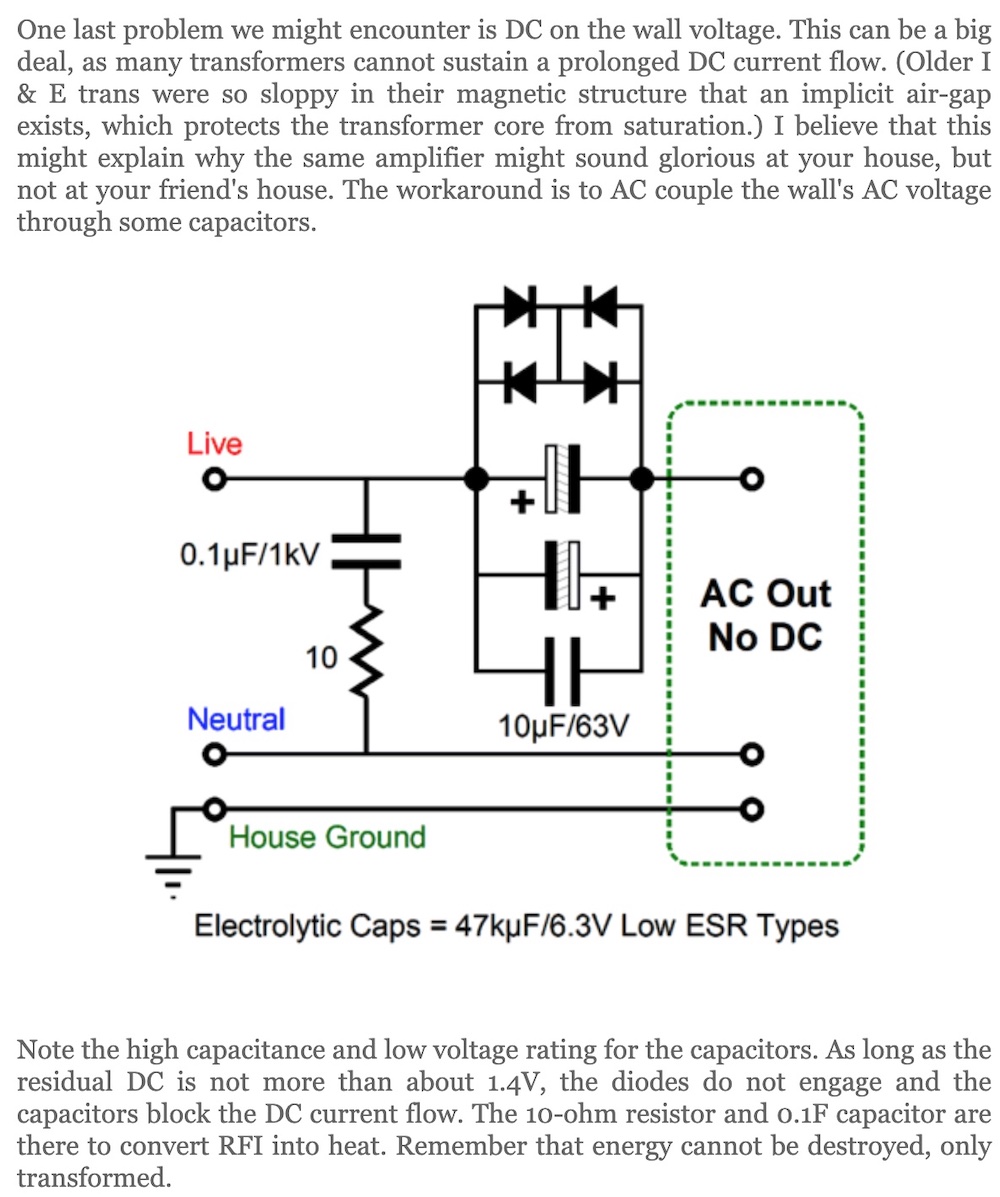 AC DC stripper circuit