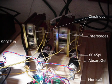 Monica2 met grounded grid circuit