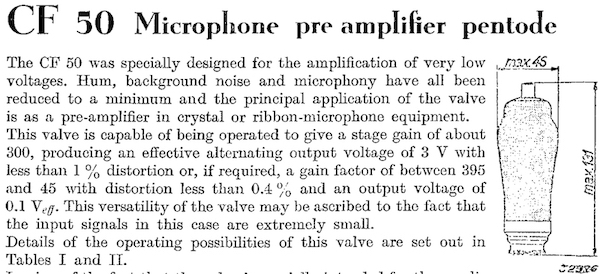 CF50 datasheet description