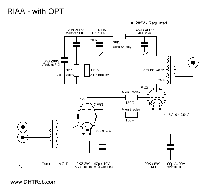 CF50 AC2 RIAA amplifier