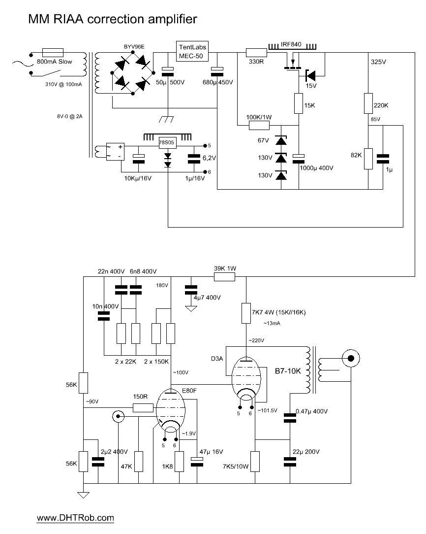 Phono E80F and 6S4A